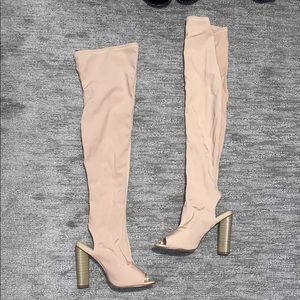 Cape Robbin Over The Knee Heel